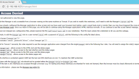 Tomcat manager无法访问 Tomcat manager无法访问
